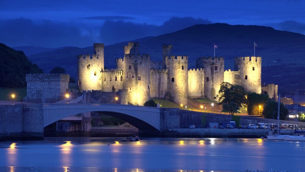 Castillo medieval en Gales Las Maravillas de inglaterra escocia e irlanda