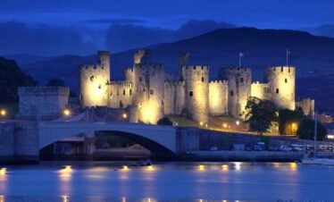 Castillo medieval en Gales Las Maravillas de inglaterra escocia e irlanda