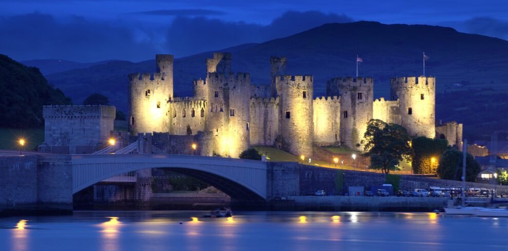 Castillo medieval en Gales Las Maravillas de inglaterra escocia e irlanda